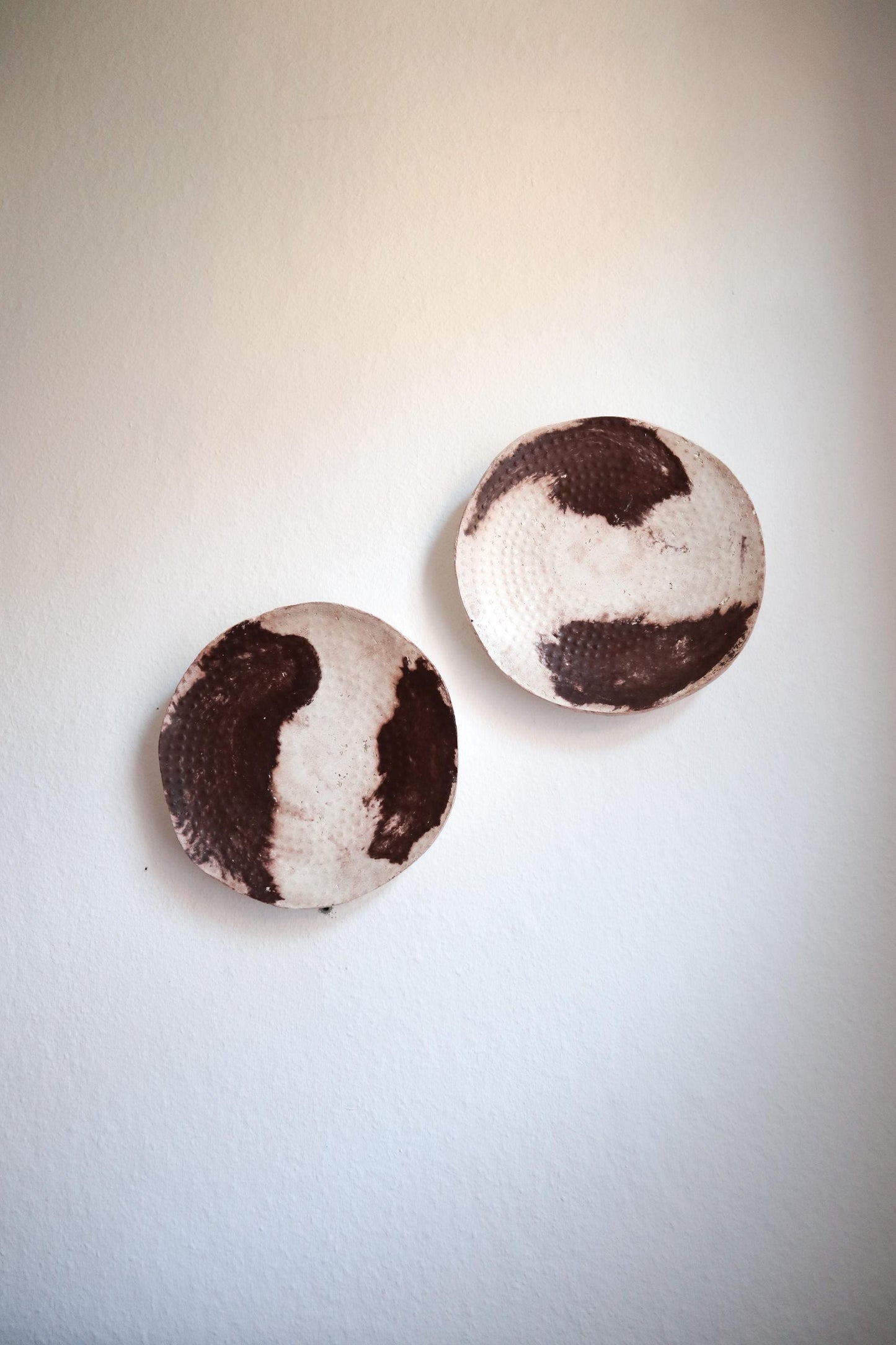 Set of Contour Wabi Sabi Wall Sculpture | Handmade Japandi Paper Clay Art | Minimalist Organic Modern Decor | Textured Abstract Wall Hanging