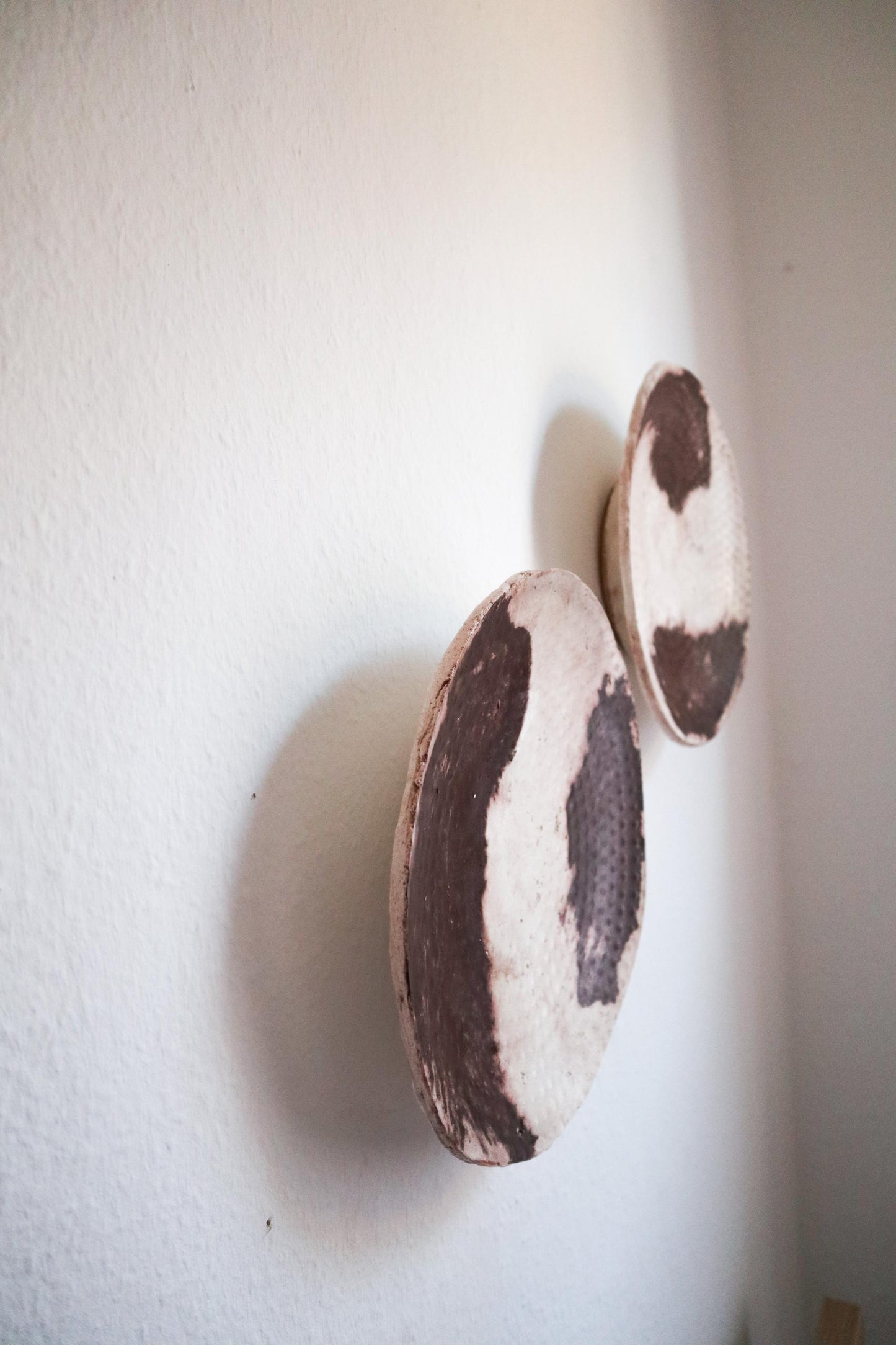 Set of Contour Wabi Sabi Wall Sculpture | Handmade Japandi Paper Clay Art | Minimalist Organic Modern Decor | Textured Abstract Wall Hanging