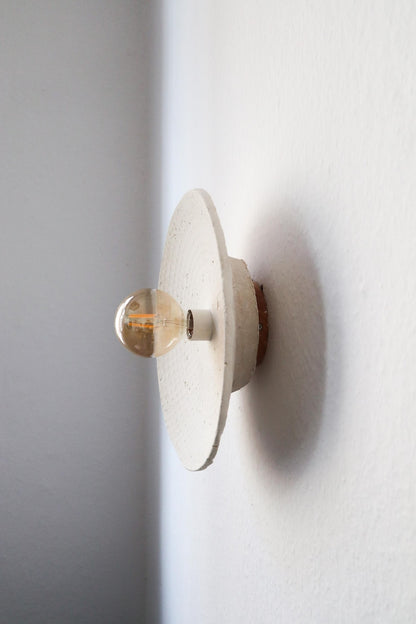 Centered Wabi-Sabi Wall Fixture