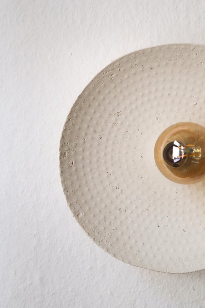 Centered Wabi-Sabi Wall Fixture