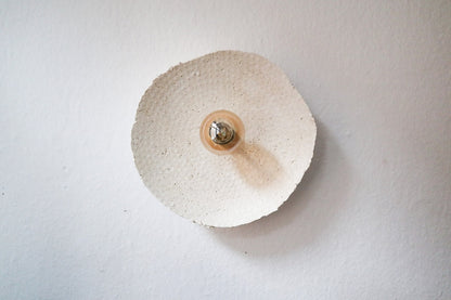 Centered Wabi-Sabi Wall Fixture