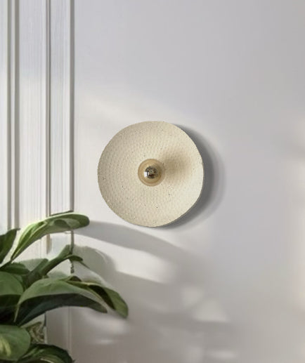 Centered Wabi-Sabi Wall Fixture