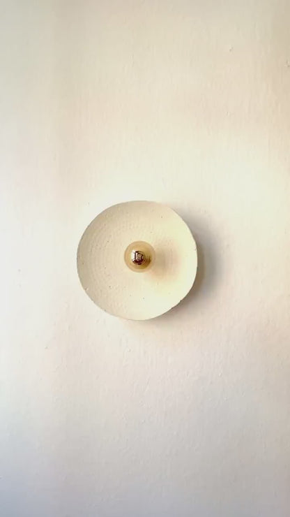 Centered Wabi-Sabi Wall Fixture